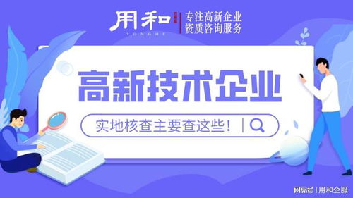 用和咨詢 2022年高新技術企業(yè)實地核查查什么